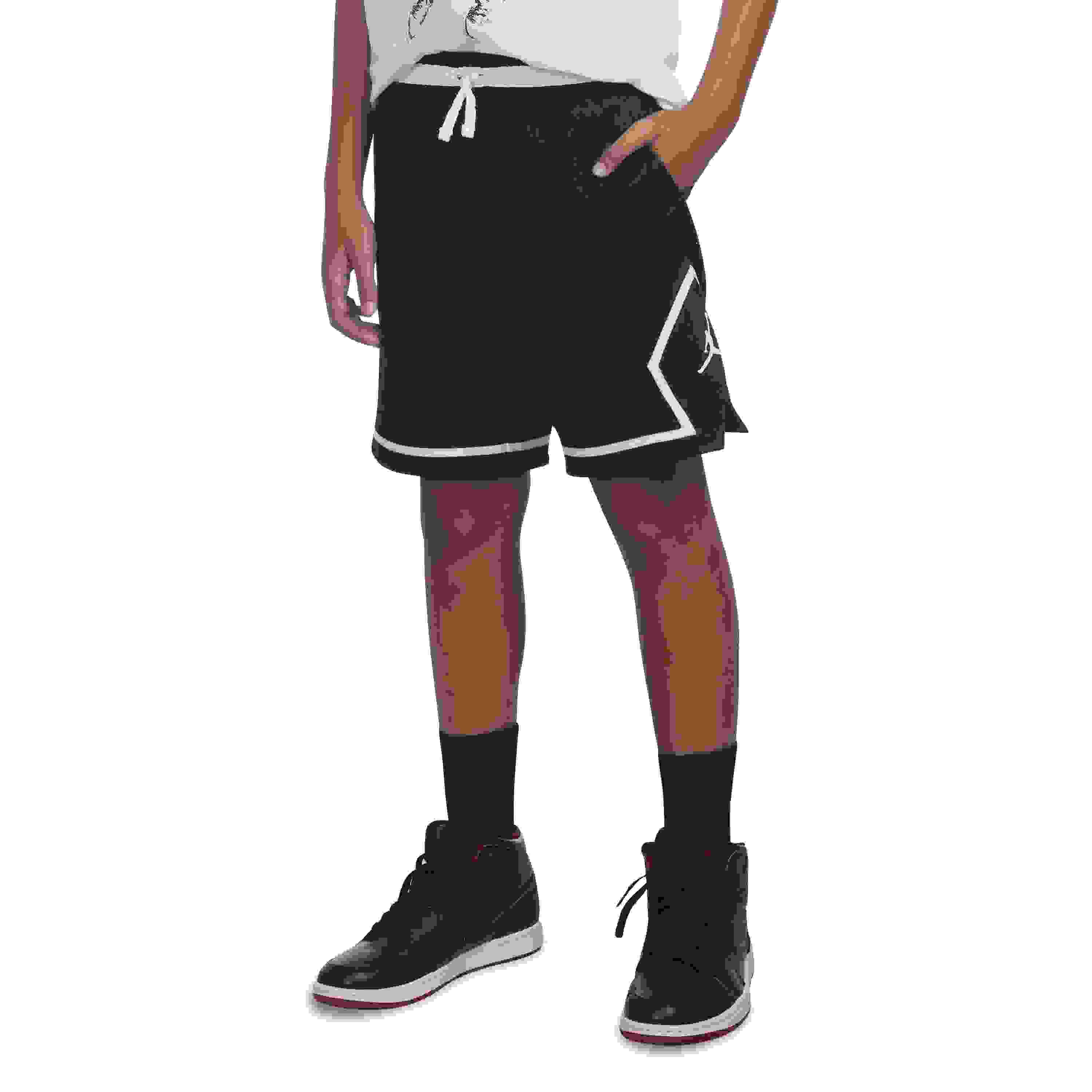 Jordan Diamond Big Boys' Black Shorts